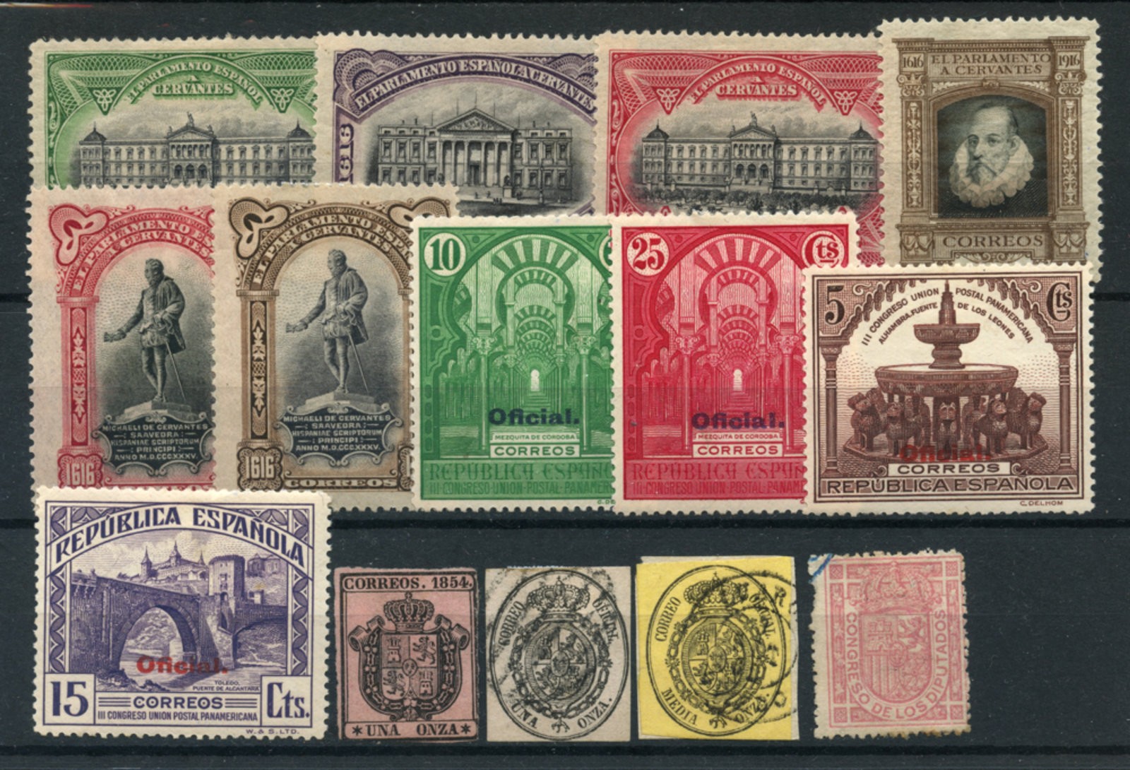 1854/1930 LOTTO/18679 SPAGNA FRANCOBOLLI DI SERVIZIO