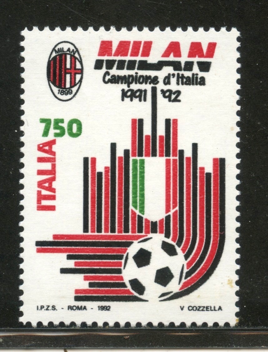 1992 REPUBBLICA MILAN CAMPIONE NUOVO LOTTO/6991