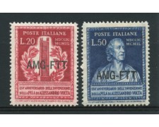 1949 - LOTTO/11660 - TRIESTE A - ALESSANDRO VOLTA 2v. - LING.