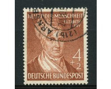 1952 - LOTTO/11834 - GERMANIA FEDERALE - 4+2p. BENEFICENZA - USATO 1952 - LOTTO/11834 - GERMANIA FEDERALE - 4+2p. BENEFICENZA - USATO