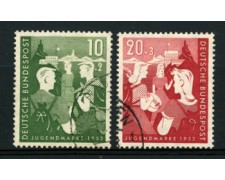 1952 - LOTTO/11840 - GERMANIA FEDERALE - OPERE GIOVENTU' 2v . - USATI 1952 - LOTTO/11840 - GERMANIA FEDERALE - OPERE GIOVENTU' 2v . - USATI