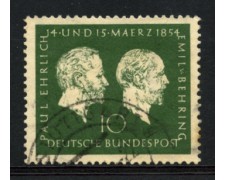 1954 - LOTTO/11851 - GERMANIA FEDERALE - 10p. PROFESSORI - USATO