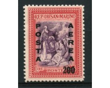 1948 - LOTTO/12013 - SAN MARINO - POSTA AEREA 200 SU 25 Lire - LING.