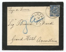 BARZANO - 1903 - LOTTO/12035 - 25c. SU BUSTA PER LA SVIZZERA BARZANO - 1903 - LOTTO/12035 - 25c. SU BUSTA PER LA SVIZZERA