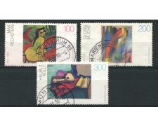 1996 - LOTTO/12498 - GERMANIA - PITTORI TEDESCHI 3v. - USATI