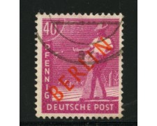 1949 - LOTTO/12501 - BERLINO - 40p. LILLA ROSA - USATO