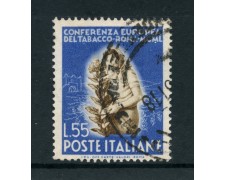 1950 - REPUBBLICA - 55 LIRE TABACCO - USATO - LOTTO/12601A