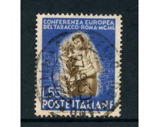 1950 - REPUBBLICA - 55 LIRE TABACCO - USATO - LOTTO/12601B