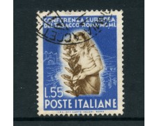1950 - REPUBBLICA - 55 LIRE TABACCO - USATO - LOTTO/12601D