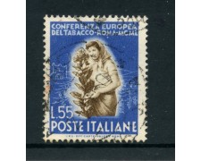 1950 - REPUBBLICA - 55 LIRE TABACCO - USATO - LOTTO/12601F