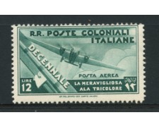 F72878 FRANCOBOLLI ITALIA COLONIE EMISSIONI GENERALI LINGUELLATI MH* 