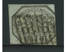 STATO PONTIFICIO - 1852 - LOTTO/12722 -  6 BAJ GRIGIO VERDASTRO - USATO