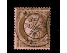 1871/75 - LOTTO/12872 - FRANCIA - 10c. BRUNO SU ROSA - USATO