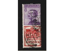 1924 - LOTTO/12992 - REGNO - 50c. TANTAL - USATO