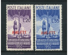 1950 - LOTTO/13242 - TRIESTE A - RADIODIFFUSIONE 2v. - NUOVI 1950 - LOTTO/13242 - TRIESTE A - RADIODIFFUSIONE 2v. - NUOVI