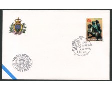 1998 - LOTTO/13266 - SANM MARINO - GIORNATA DELL'ARTE - BUSTA FDC
