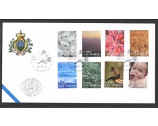 2002 - LOTTO/13271 - SAN MARINO - I COLORI DELLA VITA - BUSTA FDC