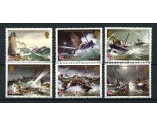 1984 - LOTTO/13377 - JERSEY - BATTELLI DI SOCCORSO 6v.- NUOVI