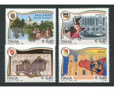 2008 - LOTTO/13776 - REPUBBLICA - REGIONI D'ITALIA 4v. - NUOVI
