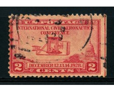 1928 - LOTTO/14581 - STATI UNITI - 2c. CONFERENZA AVIAZIONE - USATO