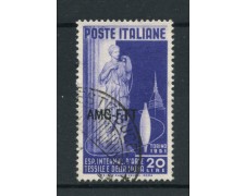 1951 - LOTTO/14692 - TRIESTE A - 20 Lire ARTE TESSILE - USATO 1951 - LOTTO/14692 - TRIESTE A - 20 Lire ARTE TESSILE - USATO