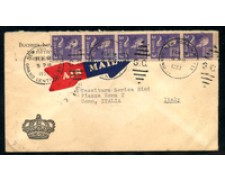 1952 - LOTTO/1476 - STATI UNITI - BUSTA VIA AEREA PER L'ITALIA