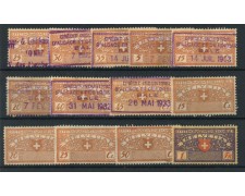 1933 - SVIZZERA - LOTTO/15236 - MARCHE PER CAMBIALI