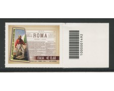 2012 - LOTTO/15428CB - REPUBBLICA - QUOTIDIANO ROMA - CODICE A BARRE