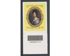 2013 - LOTTO/15469CB - REPUBBLICA - LUISA DE MEDICI - CODICE A BARRE