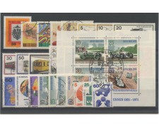 1971 - LOTTO/15516 - BERLINO - ANNATA COMPLETA 28 VALORI + BF - USATI