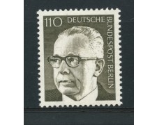 1970 - LOTTO/15540 - BERLINO - 1,10p. PRESIDENTE HEINEMANN - NUOVO 1970 - LOTTO/15540 - BERLINO - 1,10p. PRESIDENTE HEINEMANN - NUOVO