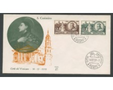 1959 - LOTTO/16025 - VATICANO - SAN CASIMIRO - BUSTA FDC 1959 - LOTTO/16025 - VATICANO - SAN CASIMIRO - BUSTA FDC