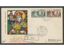 1959 - LOTTO/16026 - VATICANO - SAN CASIMIRO - BUSTA FDC 1959 - LOTTO/16026 - VATICANO - SAN CASIMIRO - BUSTA FDC