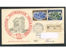 1957 - LOTTO/16198 - VATICANO -  PONTIFICIA ACCADEMIA - BUSTA FDC