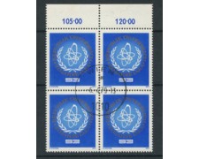 1977 - LOTTO/16389QU - AUSTRIA - IAEA E. ATOMICA - QUARTINA USATA 1977 - LOTTO/16389QU - AUSTRIA - IAEA E. ATOMICA - QUARTINA USATA