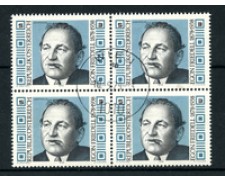 1978 - LOTTO/16391QU - AUSTRIA - E.FRIEDELL - QUARTINA USATA 1978 - LOTTO/16391QU - AUSTRIA - E.FRIEDELL - QUARTINA USATA