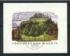1985 - LOTTO/16424U - AUSTRIA - ANNO DEL BOSCO - FOGLIETTO USATO