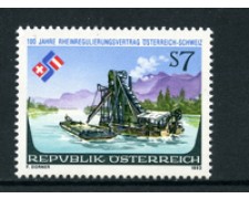 1992 - LOTTO/16431 - AUSTRIA - ACCORDO FIUME RENO - NUOVO