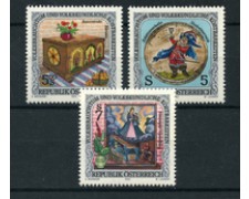 1992 - LOTTO/16439 - AUSTRIA - FOLCLORE 3v. - NUOVI