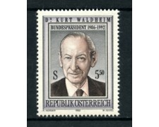 1992 - LOTTO/16440 - AUSTRIA - KURT WALDHEIM - NUOVO