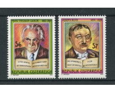 1994 - LOTTO/16466 - AUSTRIA - ANNIVERSARI DI PERSONAGGI 2v. - NUOVI