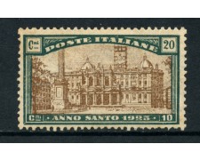 1924 - LOTTO/16493 - REGNO - 20+10 cent. ANNO SANTO - LINGUELLATO 1924 - LOTTO/16493 - REGNO - 20+10 cent. ANNO SANTO - LINGUELLATO
