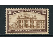 1924 - LOTTO/16494 - REGNO - 30+15 cent. ANNO SANTO - LINGUELLATO 1924 - LOTTO/16494 - REGNO - 30+15 cent. ANNO SANTO - LINGUELLATO