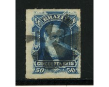 1878/79 - LOTTO/16579 - 50r. BLU PEDRO II° - USATO