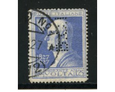 REGNO - LOTTO/16625 - 1,25 A. VOLTA - PERFIN USATO