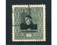 1949 - LOTTO/16649 - LIECHTENSTEIN - 60r. JEAN FOUQUET - USATO