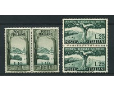 1951 - LOTTO/16796 - REPUBBLICA - FESTA ALBERI 2v. COPPIA NUOVI