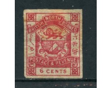 1889/92 - NORD BORNEO - 6 CENT. ROSA NON DENTELLATO - LINGUELLATO - LOTTO/26973 1889/92 - NORD BORNEO - 6 CENT. ROSA NON DENTELLATO - LINGUELLATO - LOTTO/26973