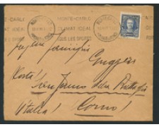 1933 - LOTTO/17326 - MONACO - 1,50 FR. ISOLATO SU BUSTA PER COMO. 1933 - LOTTO/17326 - MONACO - 1,50 FR. ISOLATO SU BUSTA PER COMO.