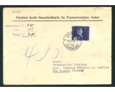 1948 - LOTTO/17339 - LIECHTENSTEIN - 40 r. POSTA AEREA SU BUSTA